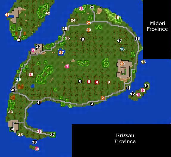 Isle of Bigail Map